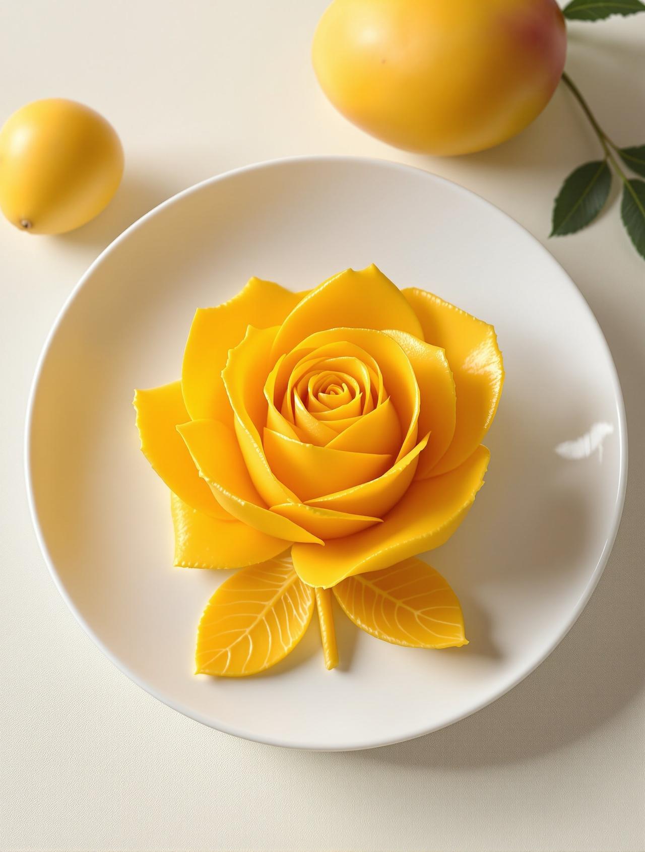 芒果花·刀工艺术